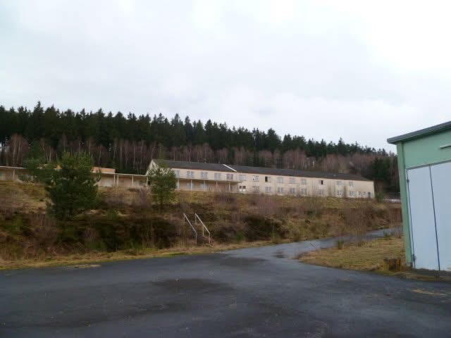 The barracks view from the motor